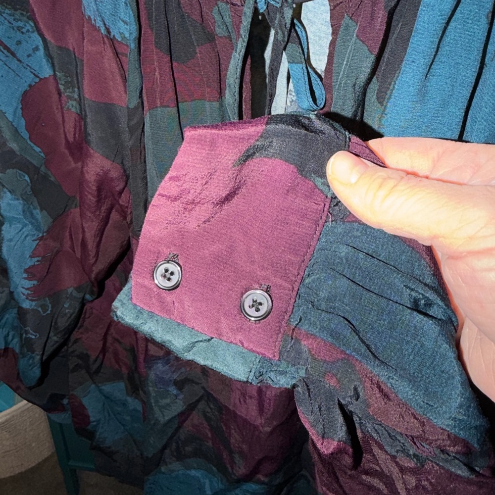 EUC 1x Ava and Viv Women's Multicolor Blouse - Picture 3 of 6